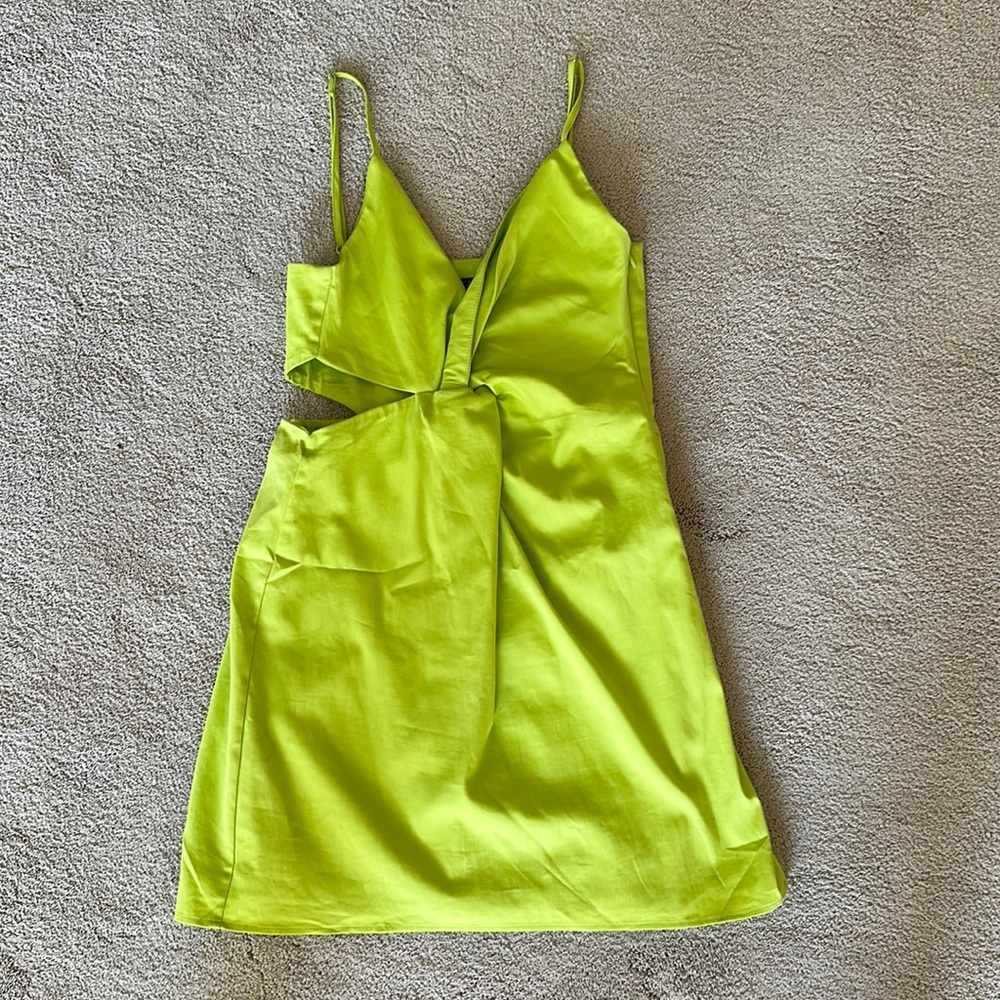 Neon green summer dress!!